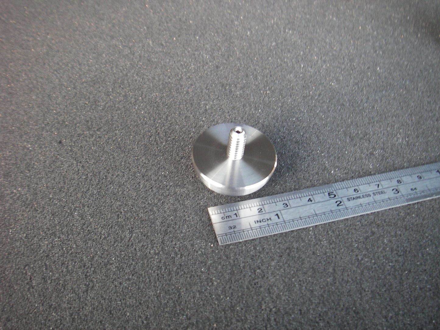 Round cap for 4oz tungsten weight